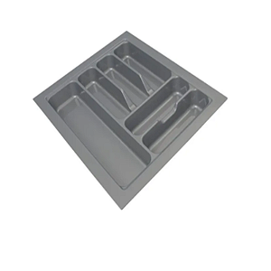 Porta Talheres Cinza 39 x 43cm FGV