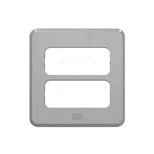 Miniplaca de Embutir Móveis e Pedras Composé Cinza 2 Posições - WEG