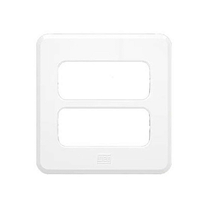 Miniplaca de Embutir Móveis e Pedras Composé Branca 2 Posições - WEG