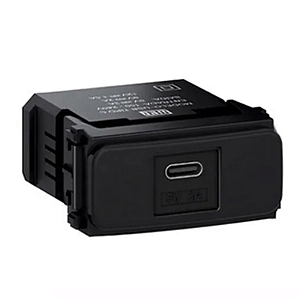 Módulo Tomada Keystone USB-C Composé Preto - WEG