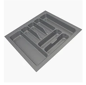 Porta Talheres Cinza 63 x 48cm FGV