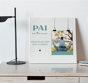 Azulejo Personalizado com Foto para o Pai