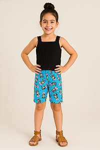 Bermuda cotton estampada