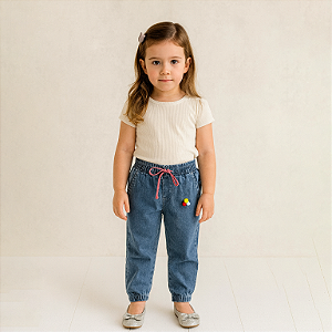 Calça Jogger Jeans Infantil