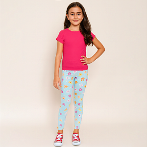 Calça Legging Cotton Estampada