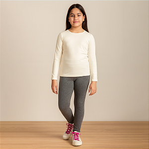 Calça Legging Suplex Mescla Juvenil