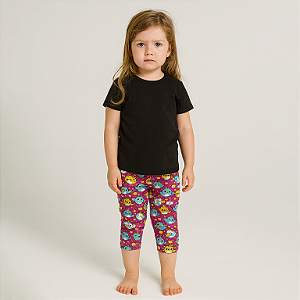 Calça Capri Cotton Estampada Infantil