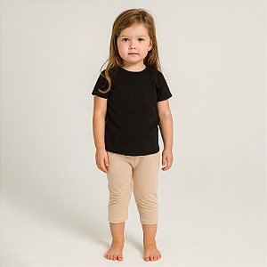 Calça Capri Cotton Lisa Infantil