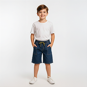 Bermuda Jeans Infantil – Tam. GG