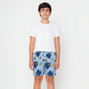 Bermuda Tactel Personagem Juvenil