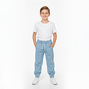Calça Jogger Brim Infantil