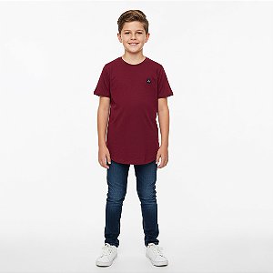 Camisa Long Line Plaquinha Infantil