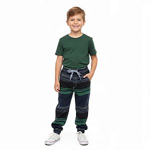 Calça Jogger Listrada Infantil