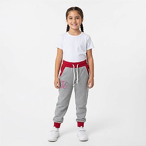 Calça Moletom Feminina Infantil