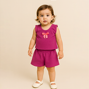 Conjunto Crepe Infantil – Ref. 03