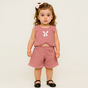 Conjunto Crepe Infantil – Ref. 07