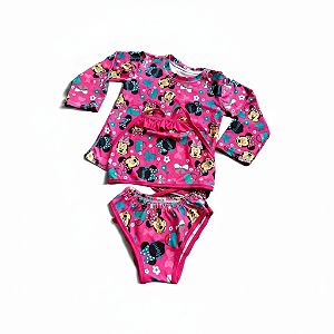 Conjunto Praia Feminino – Manga Longa | 3 Peças