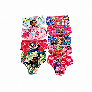 Kit com 3 Calcinhas Infantis – Modelo Tradicional