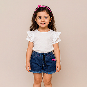 Short Jeans Infantil Tiara – Ref. 56