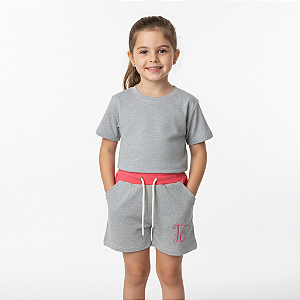Short Moletom Feminino – Infantil