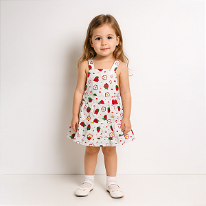Vestido Floral Infantil - Ref. 04
