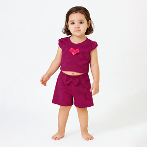 Conjunto Canelado Infantil – Ref. 37