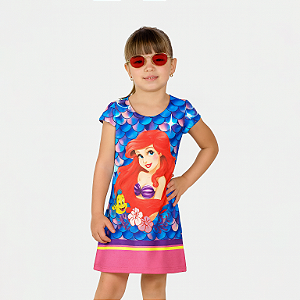 Vestido Sublimado Manga Infantil
