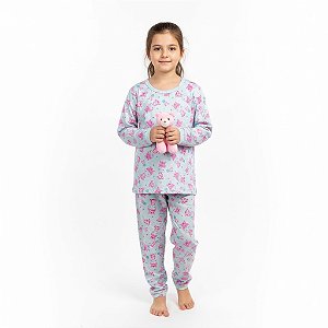Pijama Algodão Feminino Infantil