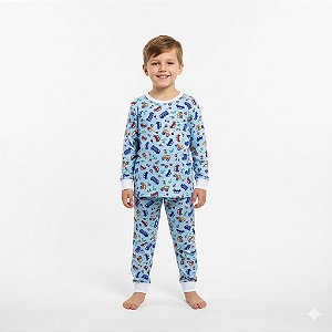 Pijama Algodão Infantil Masculino