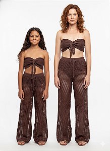 Conjunto Tricô Top + Calça
