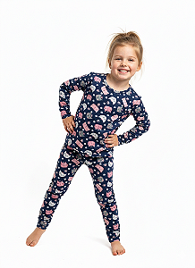 Pijama Suede Infantil Estampado