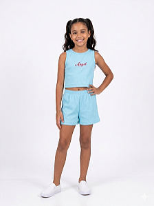 Conjunto Canelado Bordado Juvenil – Ref. 05