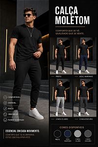 Calça Moletom Adulto