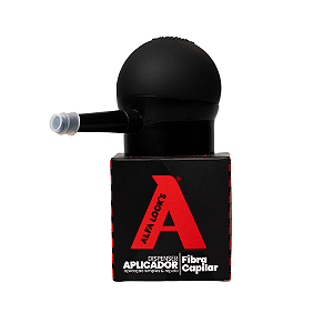 Aplicador Fibra Capilar Alfa Look's Preto