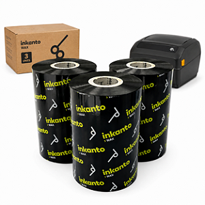 Kit 3 Ribbons Cera Armor Inkanto AWR-1 110mm x 450 Metros