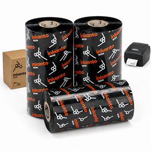 Kit 3 Ribbons Resina Armor Inkanto AXR-1  110mm x 450 Metros