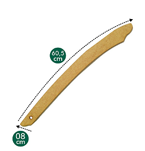 Conjunto de Réguas Curva e Cavas Costura 3 peças