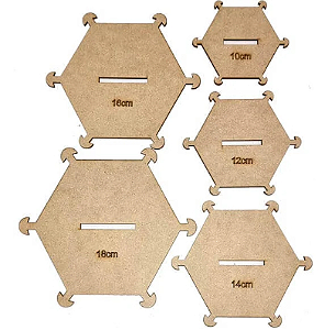 Gabaritos boutique do 4 ao 18cm