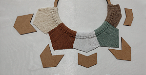 Gabarito para ponteiras perfeitas em macramê