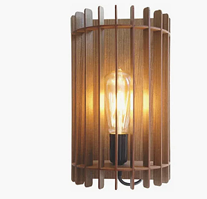 Arandela Luminária De Parede Noruega P (18x30cm)