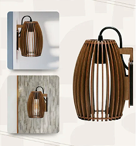 Arandela Luminária De Parede Roma P - Design Moderno e Elegante