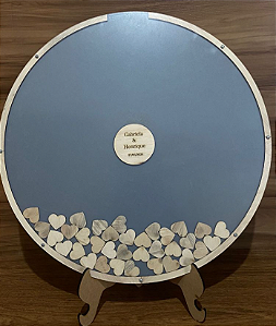 Quadro de Assinatura Redondo Personalizado