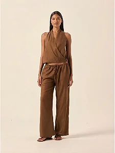 calça porto bronze PANÔ