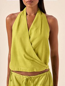 blusa diana matcha PANÔ