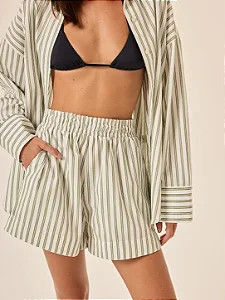 short luiza listras PANÔ