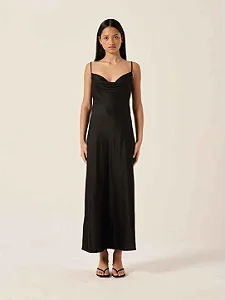 vestido martina lourd noir PANÔ