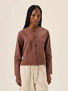 blusa jaqueta ipa cacau PANÔ