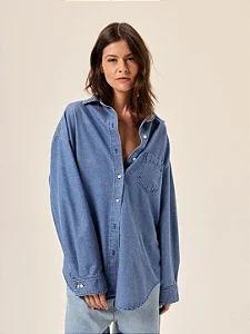 camisa oversized classic jeans PANÔ