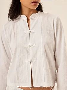 blusa jaqueta ipa branco PANÔ
