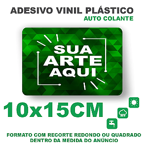 Etiquetas Adesivas 10x15 CM Personalizadas - Com sua arte